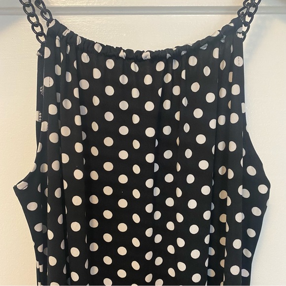 Nina Leopard Polka Dot Maxi Dress - Picture 4 of 8